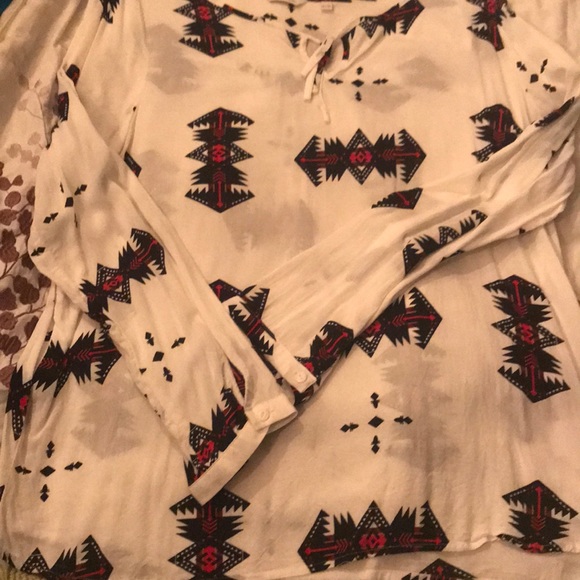 Aztec print blouse - Picture 1 of 5